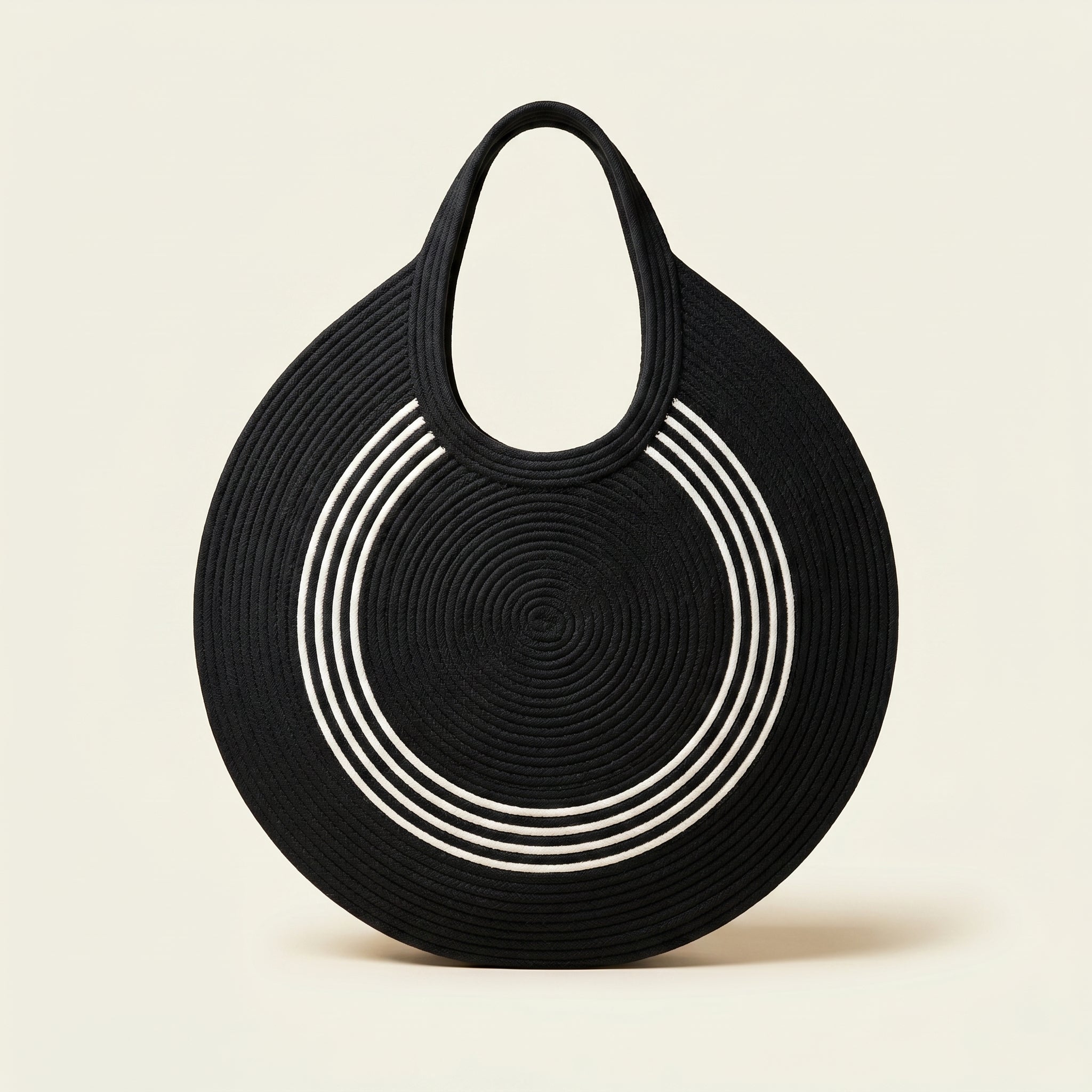 Bella spacious artisan cotton cord tote bag by Leila lifestyle view