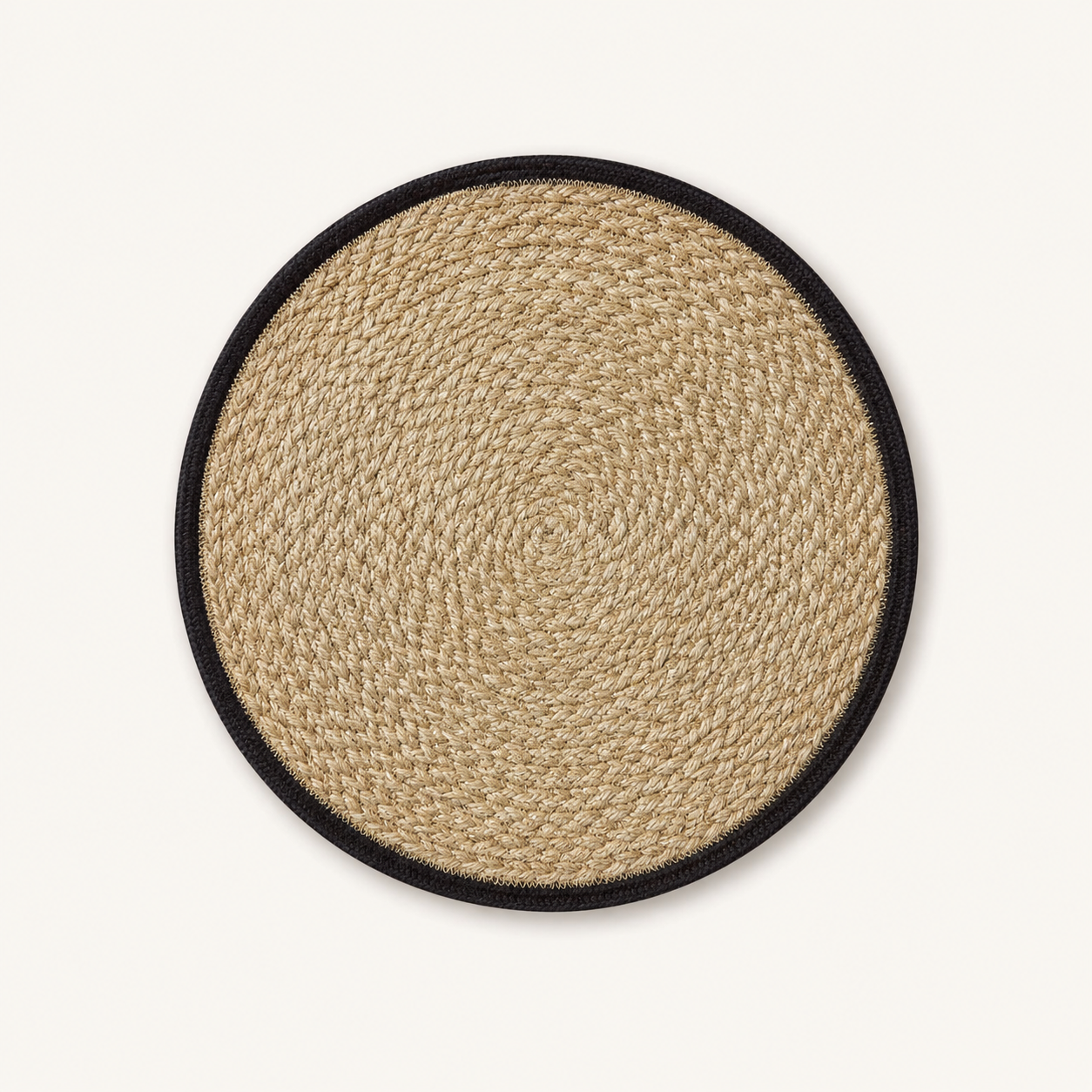 The Braided Jute Border Coaster