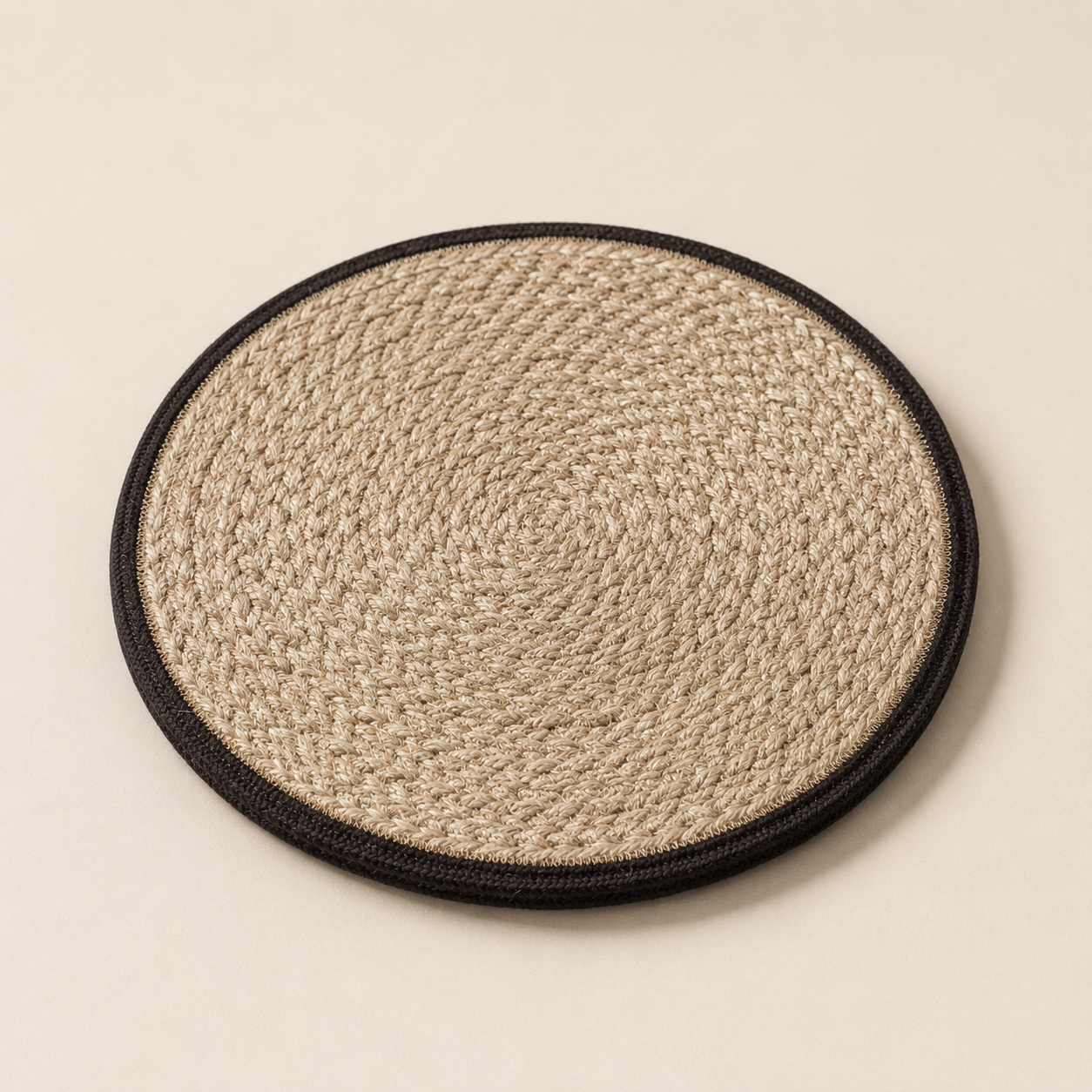 The Braided Jute Border Coaster
