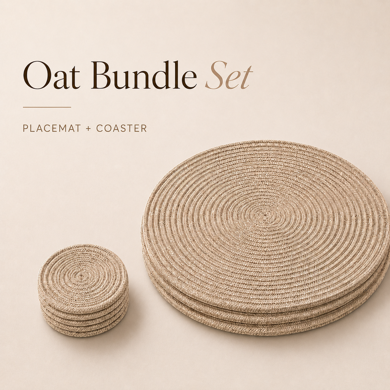 The Complete Cotton Cord Table Setting