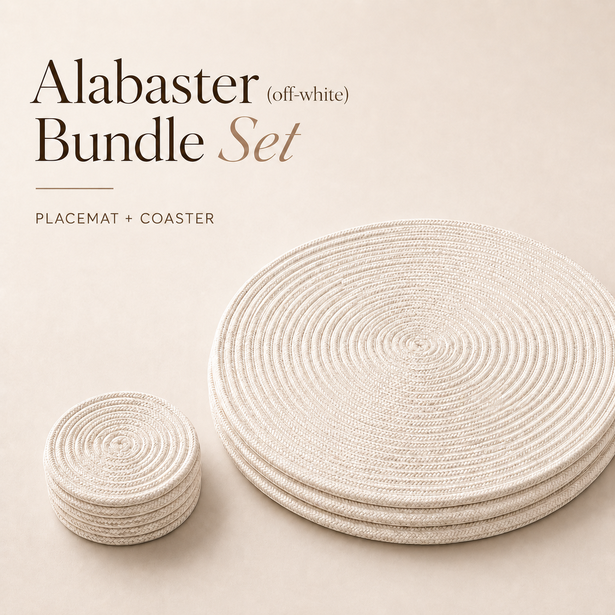 The Complete Cotton Cord Table Setting