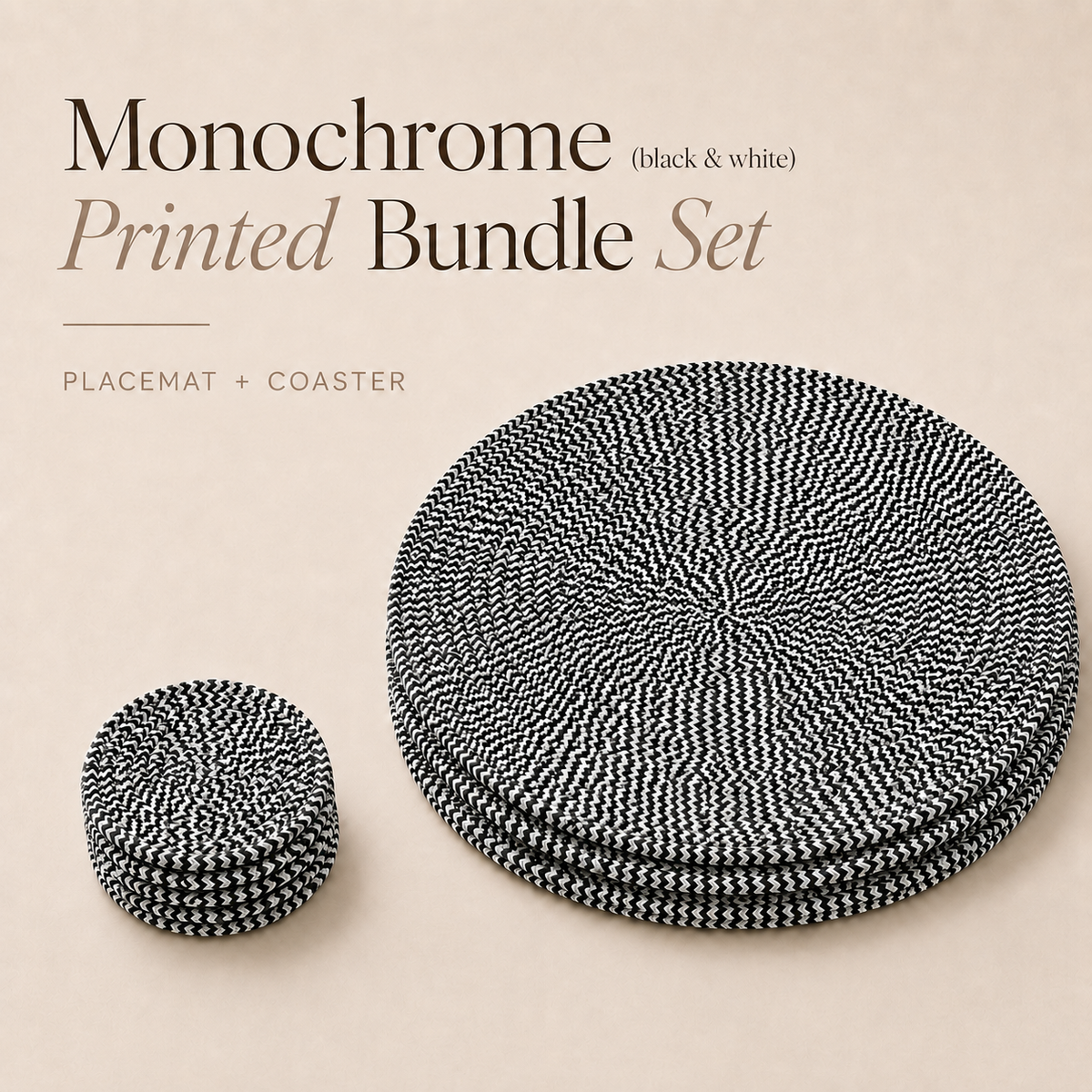 The Complete Cotton Cord Table Setting