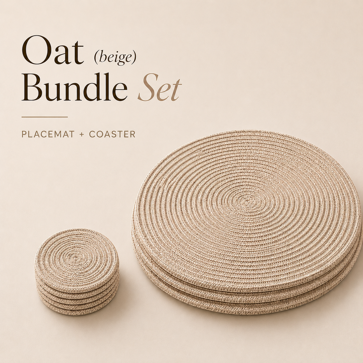 The Complete Cotton Cord Table Setting