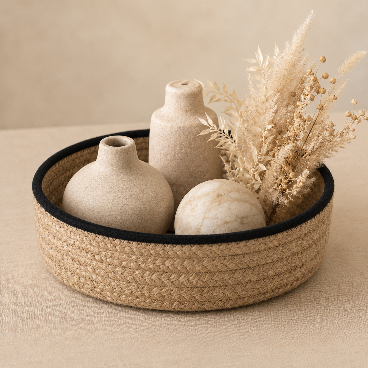 The Braided Jute Basket