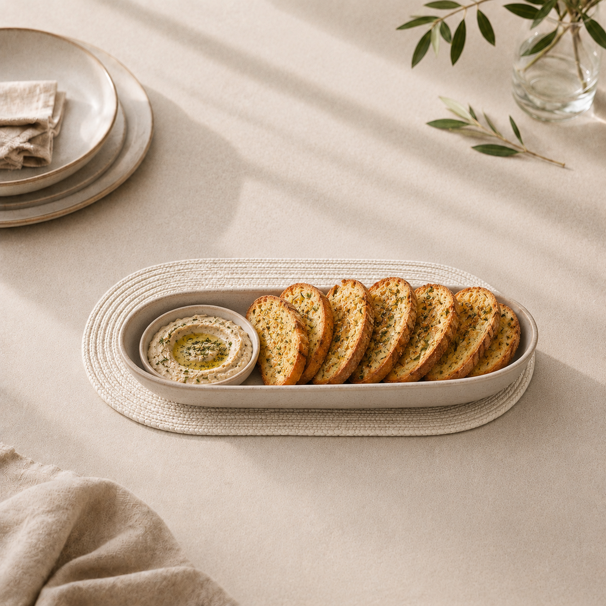 The Oval Cotton Cord Table Mat