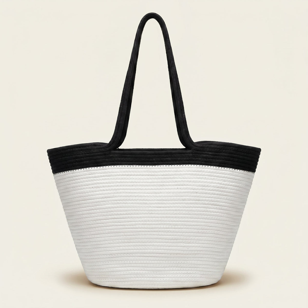 Dahlia artisan cotton cord everyday tote bag by Leila lifestyle view