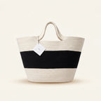 Elle contemporary artisan cotton cord tote bag by Leila lifestyle view