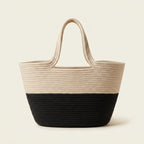 Valentina refined artisan cotton cord tote bag by Leila lifestyle view