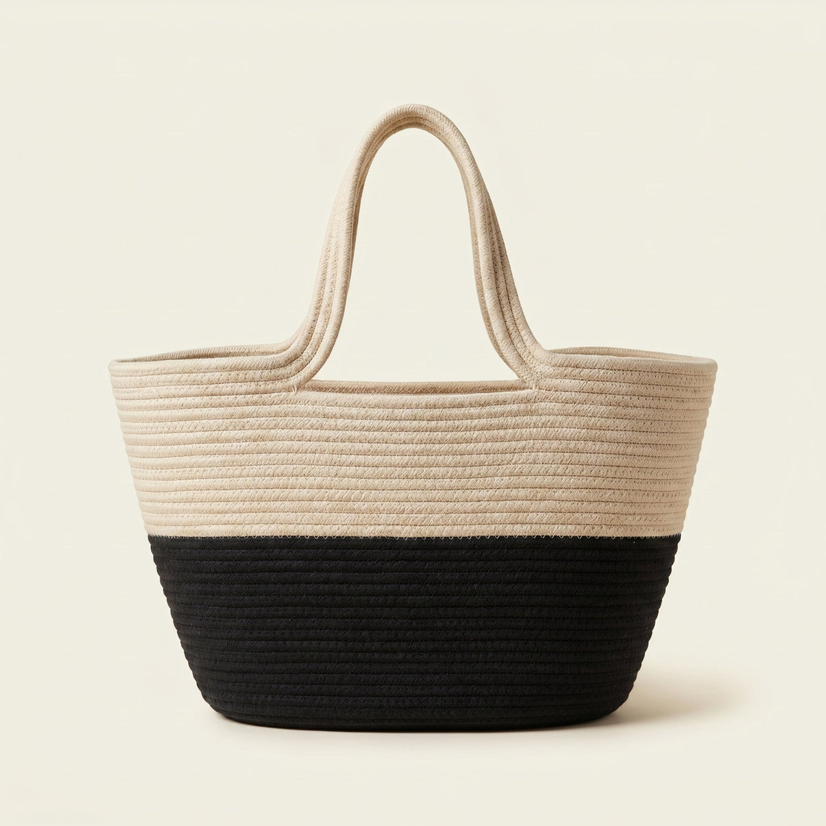 Valentina refined artisan cotton cord tote bag by Leila lifestyle view