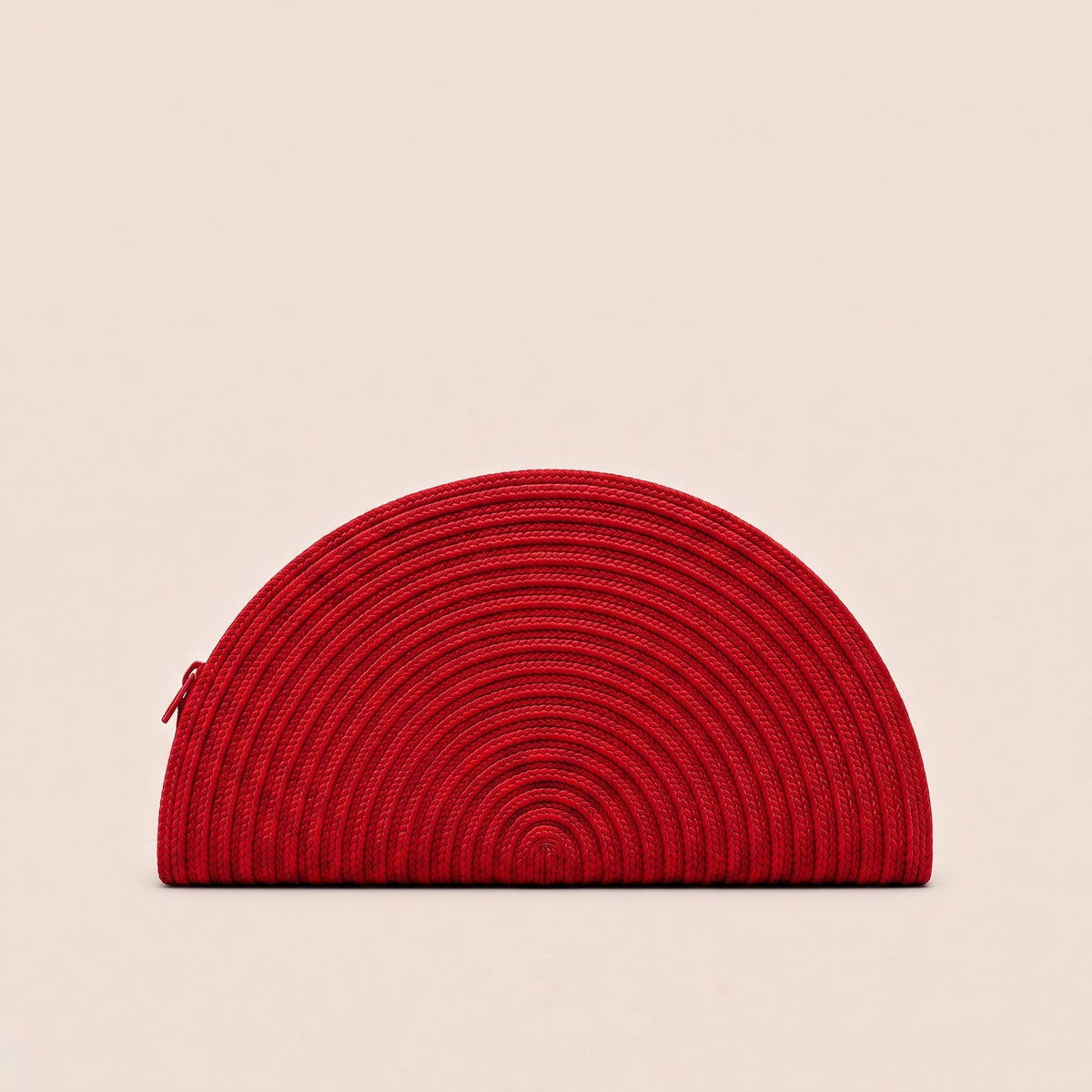 Cassandra half-moon handwoven clutch bag by Leila product detail